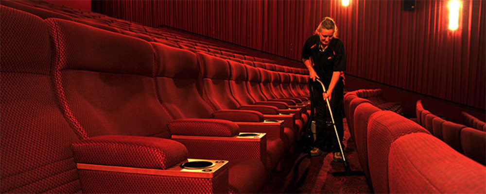 salle de spectacle pour un contrat de nettoyage